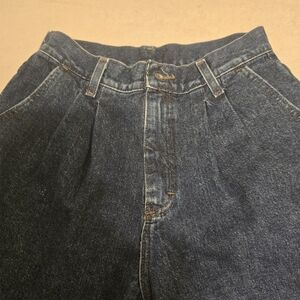 Vintage Lee Highrise Pleated Jeans Size 16 26" x 30" excellent condition